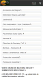 Mobile Screenshot of materialesriegos.com